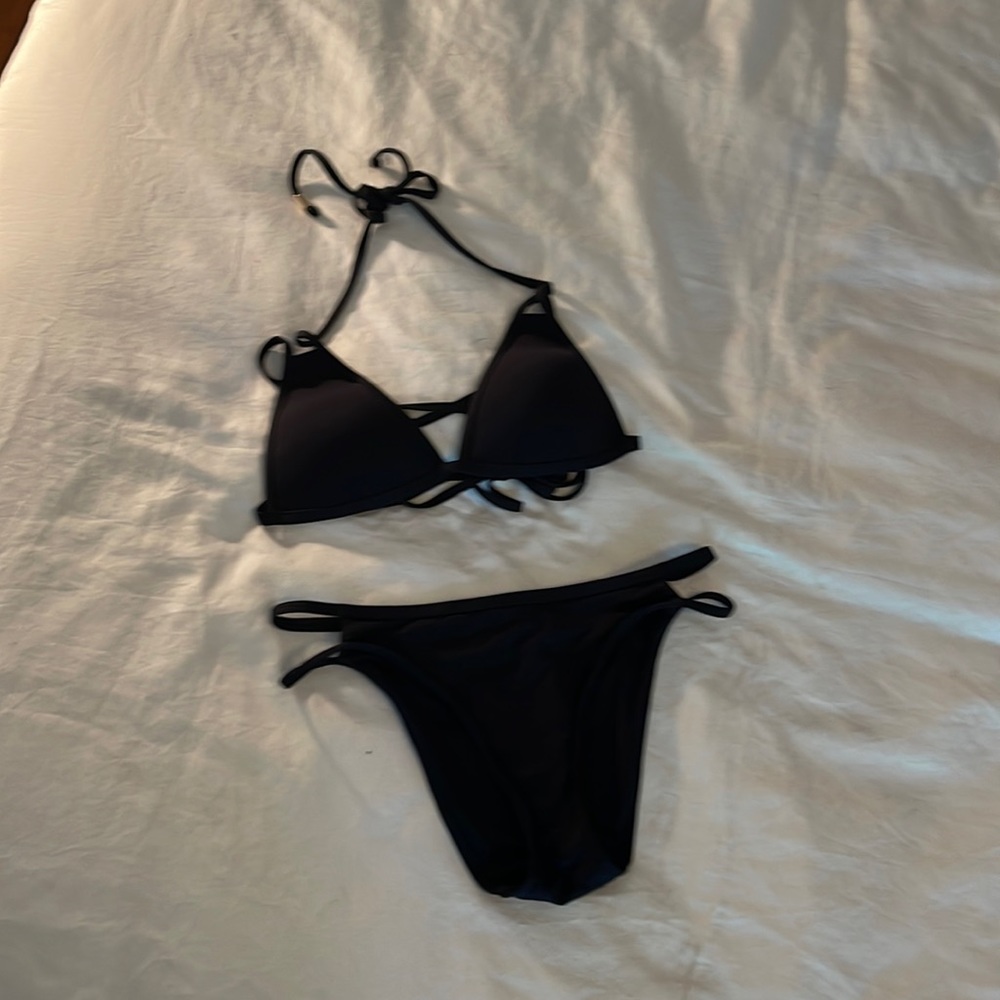 Black bikini bathing suit